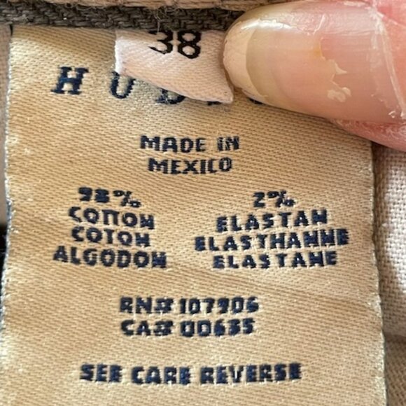 Hudson Byron Style M255D High Rise Grey Button Fly Straight Leg Jeans 38 - Picture 5 of 8